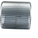 TRANE® FAN00509 Blower Wheel, 10 in OD, 10 in D, 1/2 in Dia Bore, CW, Steel, Galvanized, Wheel