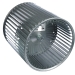 TRANE® FAN00509 Blower Wheel, 10 in OD, 10 in D, 1/2 in Dia Bore, CW, Steel, Galvanized, Wheel