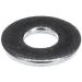 TRANE® WAS00988 Flat Washer, 3/8 in ID, 7/8 in OD, 0.083 in Thick, Steel, Washer Fastener, Washer