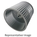 TRANE® WHL00740 Blower Wheel, 6 in OD, 1/2 in Dia Bore, Clockwise, Steel