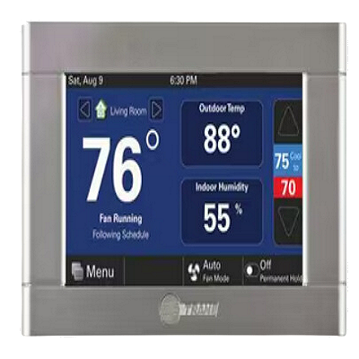 TRANE® TZON1 TZON1040AC52ZA Zoning Sensor, 24 V, 7-Day Programmable Programmability