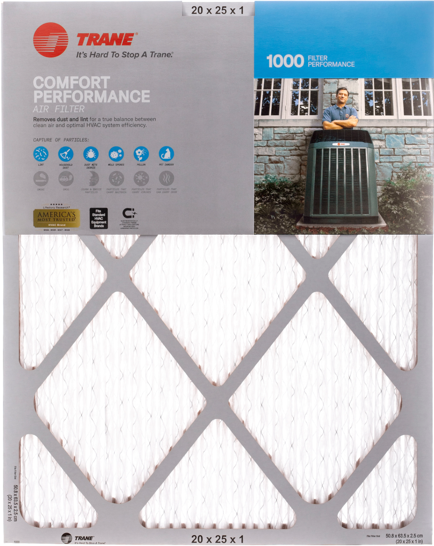 TRANE® AG0474704 20X25X1 MERV 8 Pleated Filter