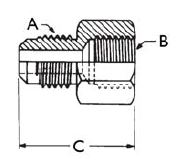 Streamline A 04879 Flare Union, 1/2" Connection Size 1, 45Â° Flare (Female) Connection TypeÂ 1, 5/8" Connection Size 2, 45Â° Flare (Male), 3/4"-16 UNF (For 1/2" Flare), 7/8"-14 UNF (For 5/8" Flare), 714.7 PSI, Brass