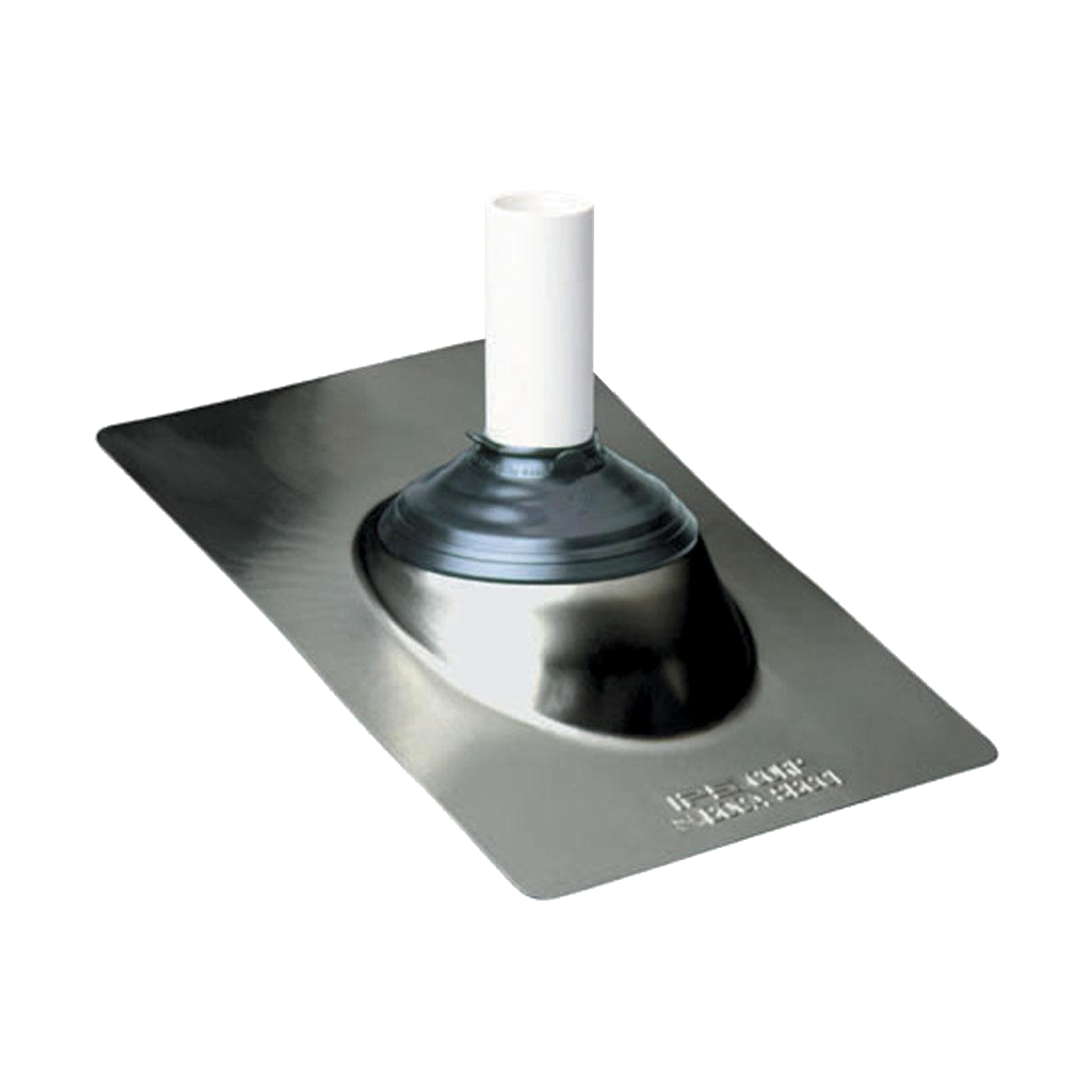 Bramec 13118 Galvanized Base Roof Flashing, 10-1/4" x 14-1/2" (Base) Size, Galvanized, Galvanized Steel, 24 Ga, 180 °F (Continuous), UPS, SBCCI & BOCA Listed