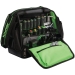 hilmor® 1839079 Tool Center Bag, Nylon, Black/Green, 24-Compartment