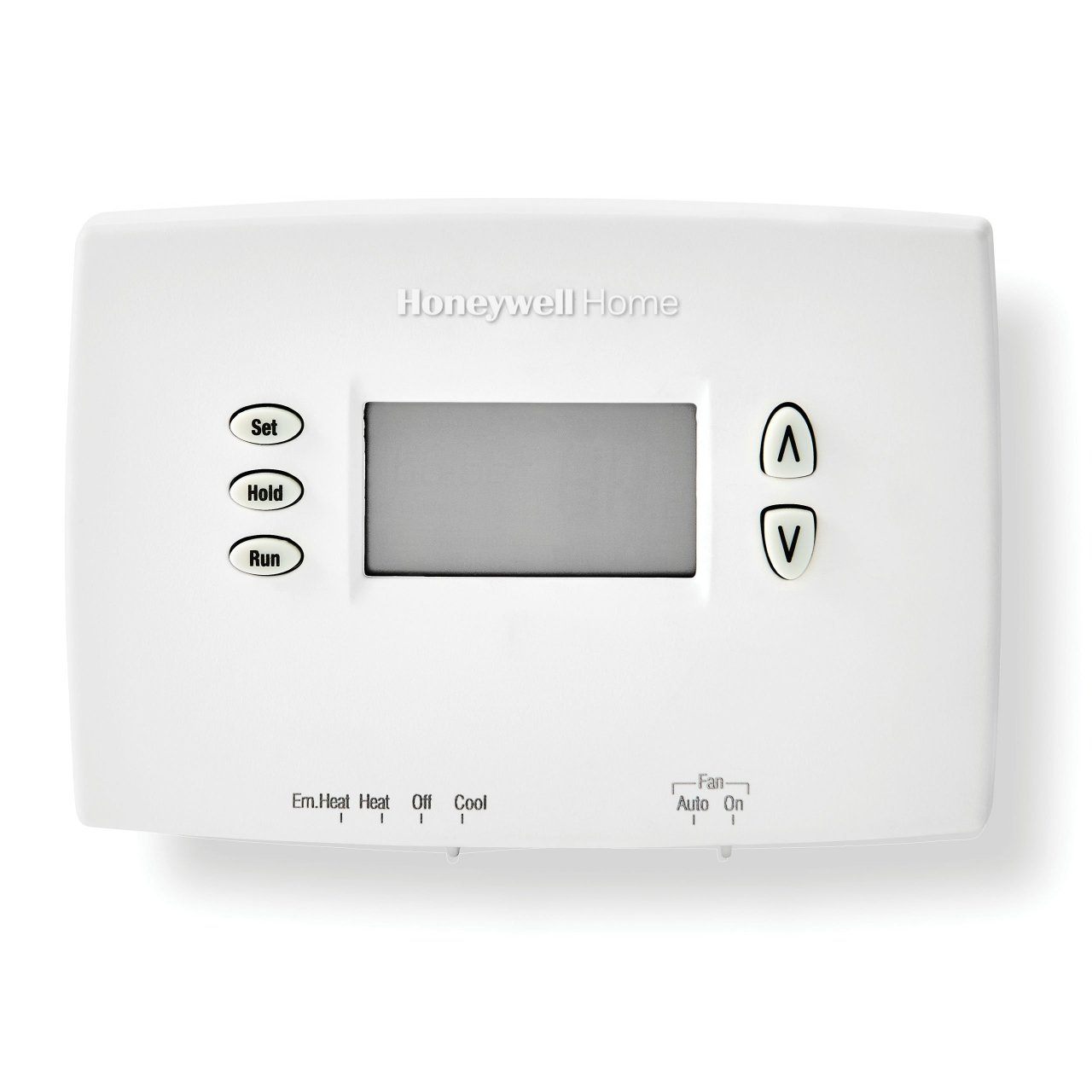 Resideo PRO 2000 TH2210DH1000 Programmable Thermostat, 5-2 Day Programmability, 2 H / 1 C (Heat Pump), Manual, Wall Mount (Horizontal), Wired / Lead Wires, 20-30 VAC, Dual Powered