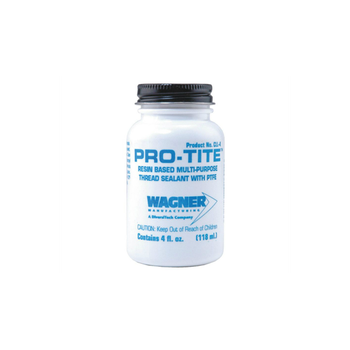 DiversiTech Pro-Tite CLL-4 Thread Sealant, 10,000 PSI (From Full Vacuum), -100-400 Â°F, 4 Fl Oz Net Content, For Metal, Plastic, Brush Top Jar, Paste, Resin Based, Alcohol Based