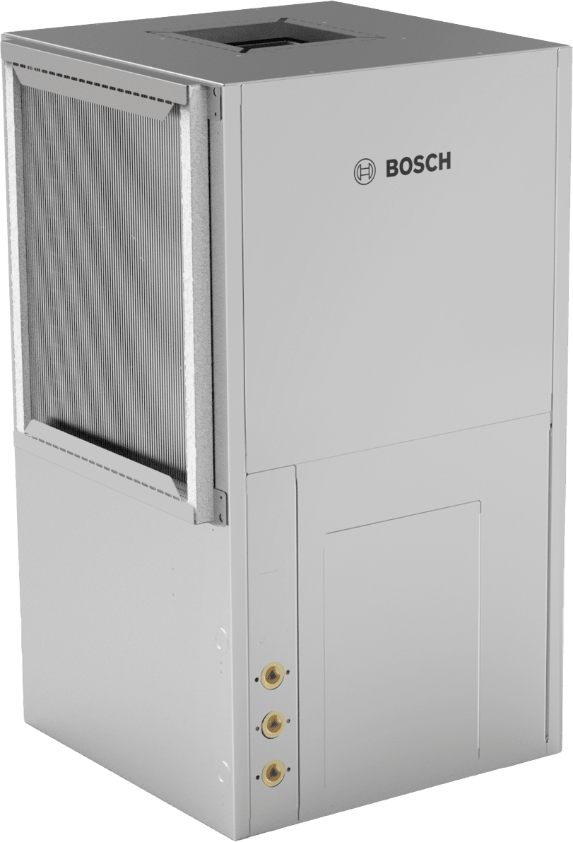 Bosch RF Series RF036-1VTN-LRTADA-XGGXXXXXD7XXXX4XXXXSBA Water Source Heat Pump, 3 Tons, R-454B, Vertical, 208/230 V, 15.0-21.0 EER, 3/4" FPT Connection, 1-Phase