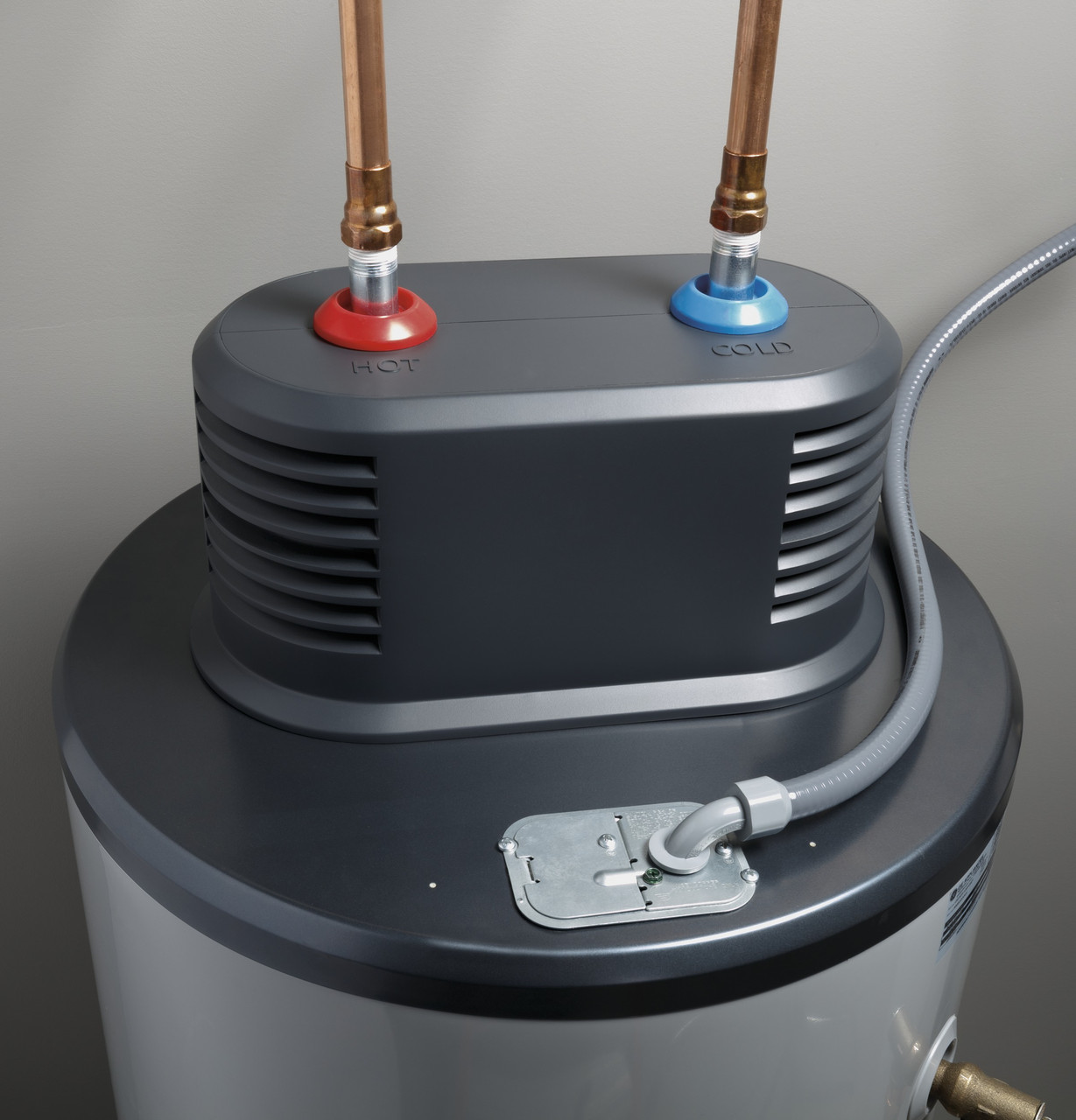 General Electric Smart GE50S10BMM Short Electric Water Heater, 50 Gallons, 240 V, 5,500 W (Upper), 5,500 W (Lower), 0.93 UEF, 75 Gallons First Hour Delivery, 2 Elements, Low Density Stainless Steel Element Type