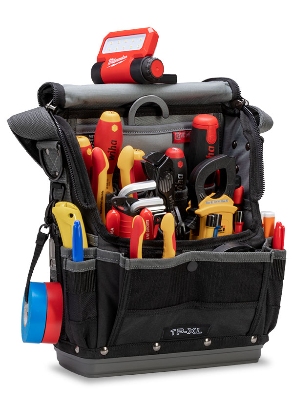 Veto Pro Pac Tech Series VPP10083 Tool Pouch, 31 Pockets, 25 lbs (Max Payload), 1.45 Gallons (Internal Volume) Capacity, 1200D Polyester (Body & Pockets), Polypropylene (Base), 13-1/2" Height, 11" Width, 7" Depth, 24 Inside Pockets