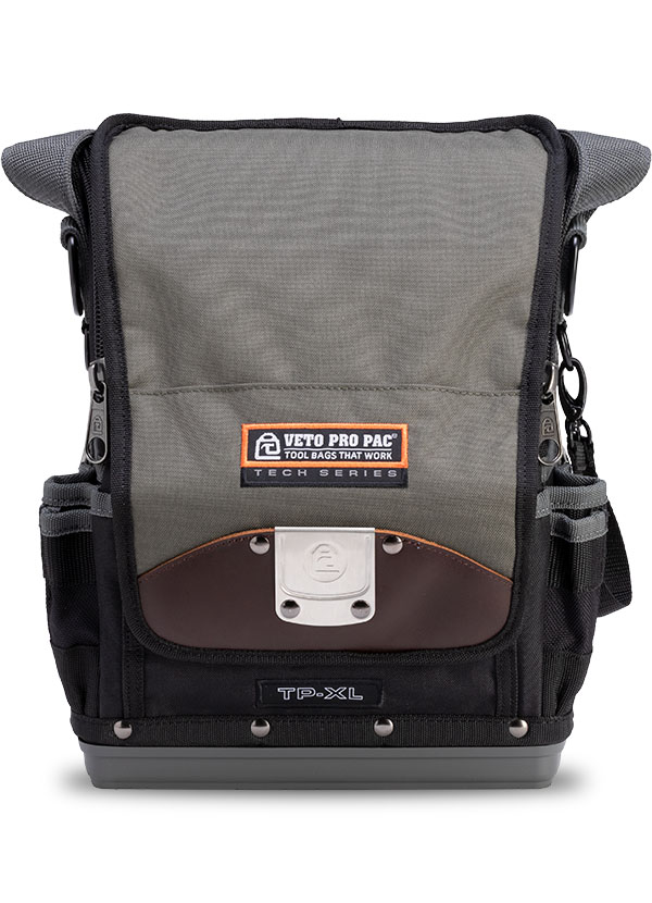 Veto Pro Pac Tech Series VPP10083 Tool Pouch, 31 Pockets, 25 lbs (Max Payload), 1.45 Gallons (Internal Volume) Capacity, 1200D Polyester (Body & Pockets), Polypropylene (Base), 13-1/2" Height, 11" Width, 7" Depth, 24 Inside Pockets