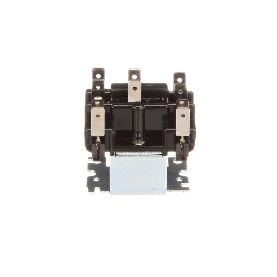 White Rodgers Type 91 90-340 DPDT Switching Relay, DPDT Contact Form, 6 A (FLA, 240/277 VAC); 12 A (FLA, 125 VAC); 15 A (Resistive, 277 VAC), 24 VAC, 277 VAC, 1/4" Quick Connect Terminal, Universal Mount, 2-1/4" Overall Height