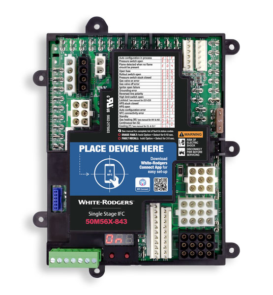 WHITE-RODGERS™ 50M56X-843 Universal Single Stage Integrated Furnace Control Kit
